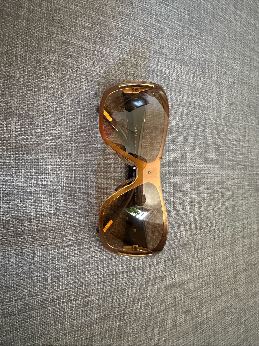 Ralph Lauren Brown Gradient Oversized Women's Sunglasses